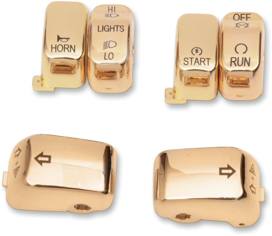 Switch Cap Kit - Audio/Cruise - Chrome