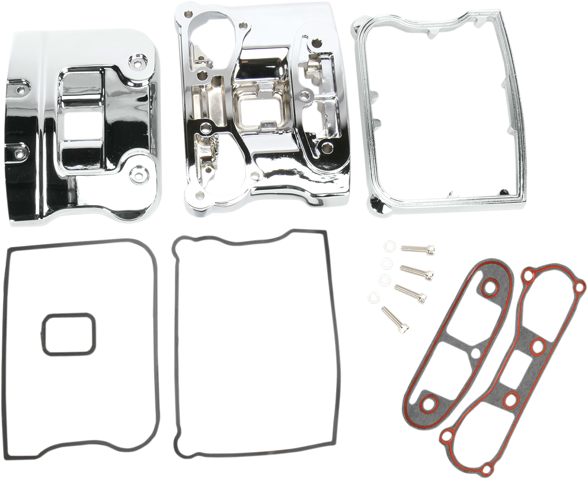 Rocker Box Cover Upper Top - Chrome - '84-'91 EVO Big Twin