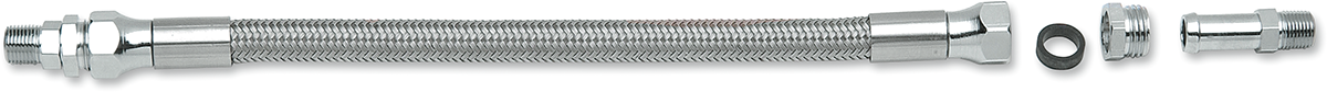Universal Oil Line - Stainless Steel - 22"