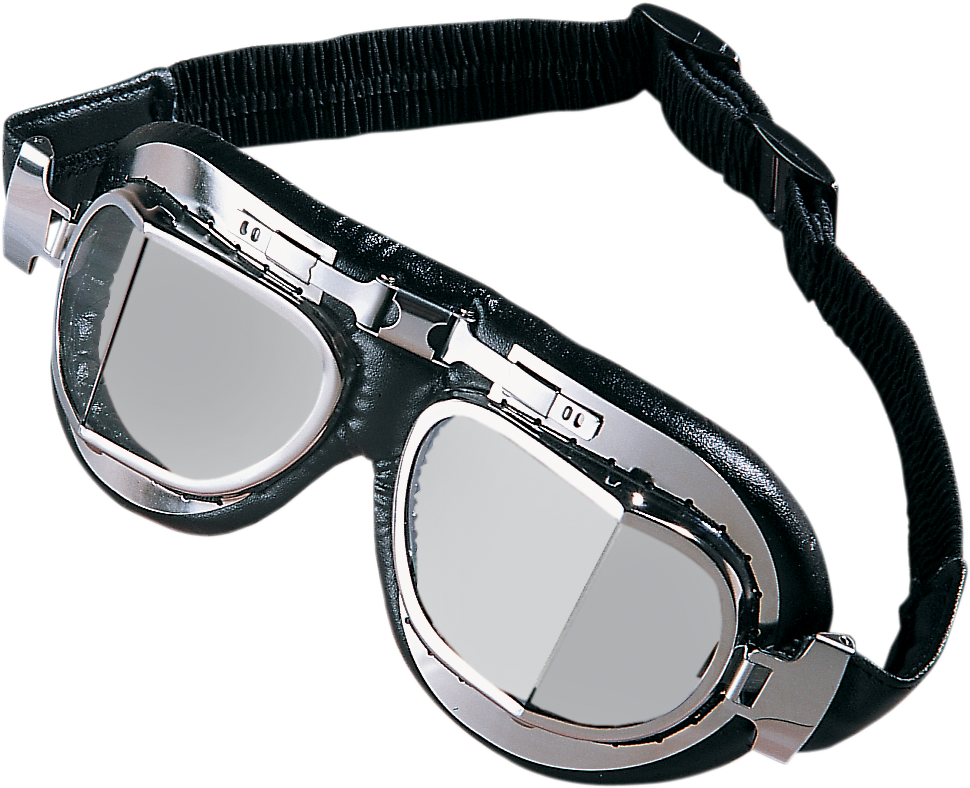 Red Baron Goggle - Flat Black - Tinted Lens