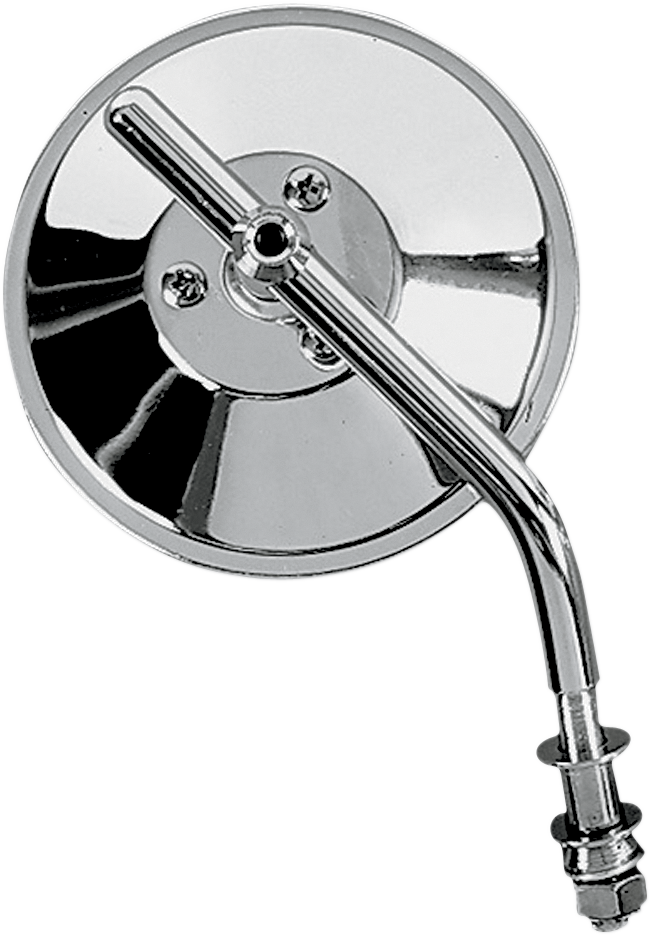 Mirror - Custom - Side View - Round - Chrome - Left/Right - 3" - Each