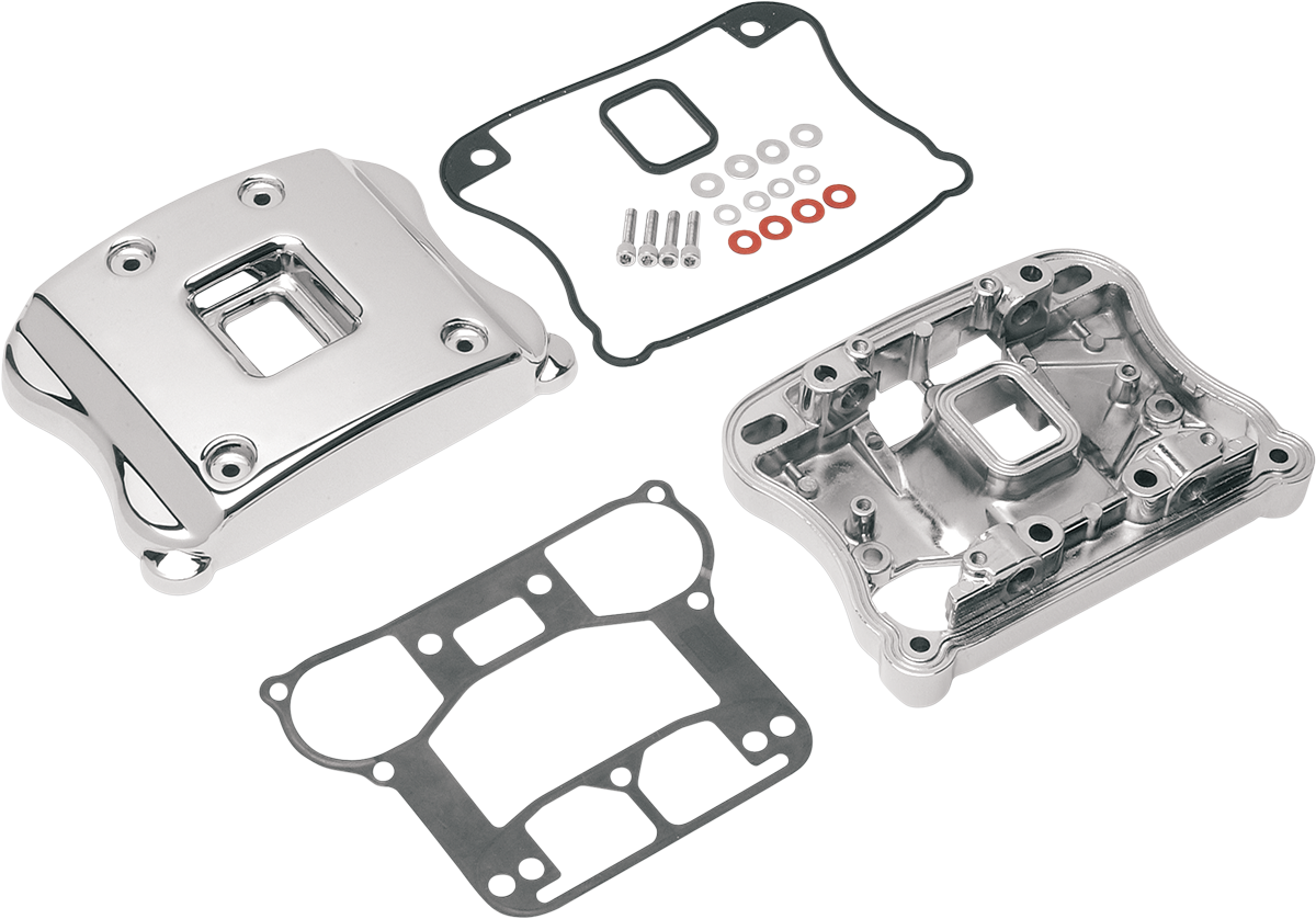 Rocker Box - Black - Evo Big Twin