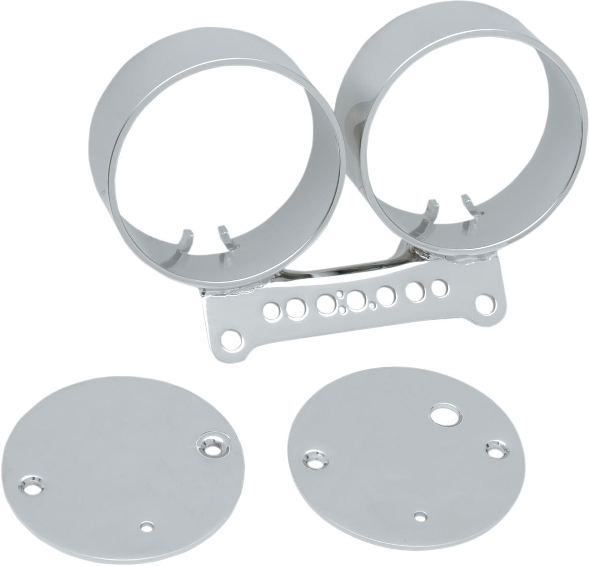 Dual Gauge Bracket - Chrome