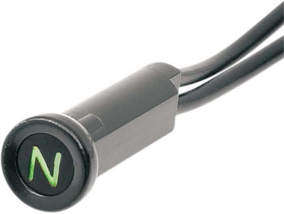Snap-In Indicator Light - Oil Indicator - Black Bezel