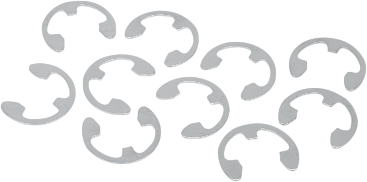 Axle Nut Retainers - Rear - Chrome - 10 Pack - '00-'01 Touring