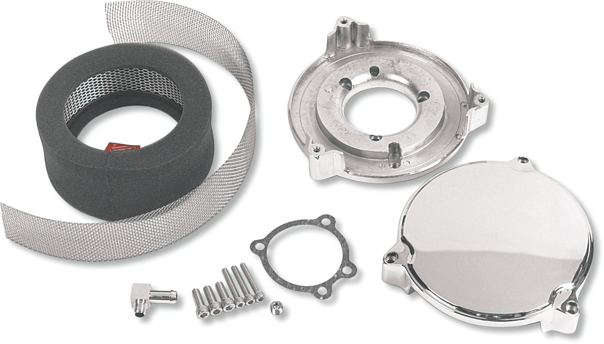 High Performance 6" Dragtron™ II Air Cleaner Kit - Chrome