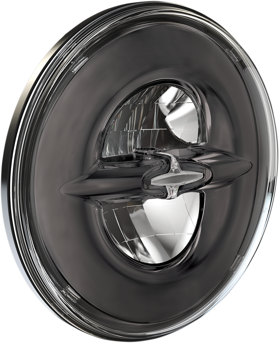 7" Reflector-Style LED Headlamp - Chrome