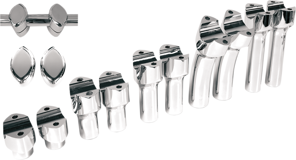 Big Buffalo Handlebar Risers - 1-1/2" - Black