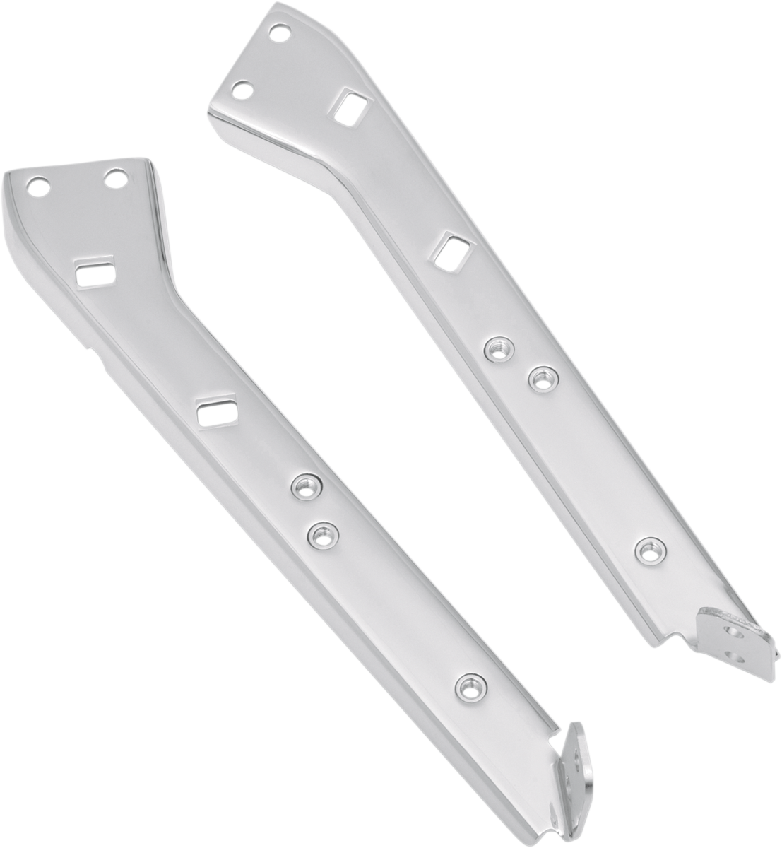 Left Saddlebag Rail Support Bracket - Black