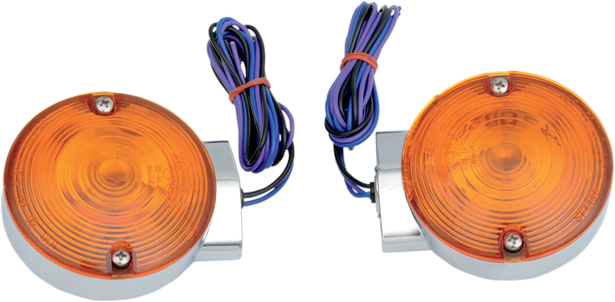 Turn Signal Light Kit - Chrome - Rear FLT