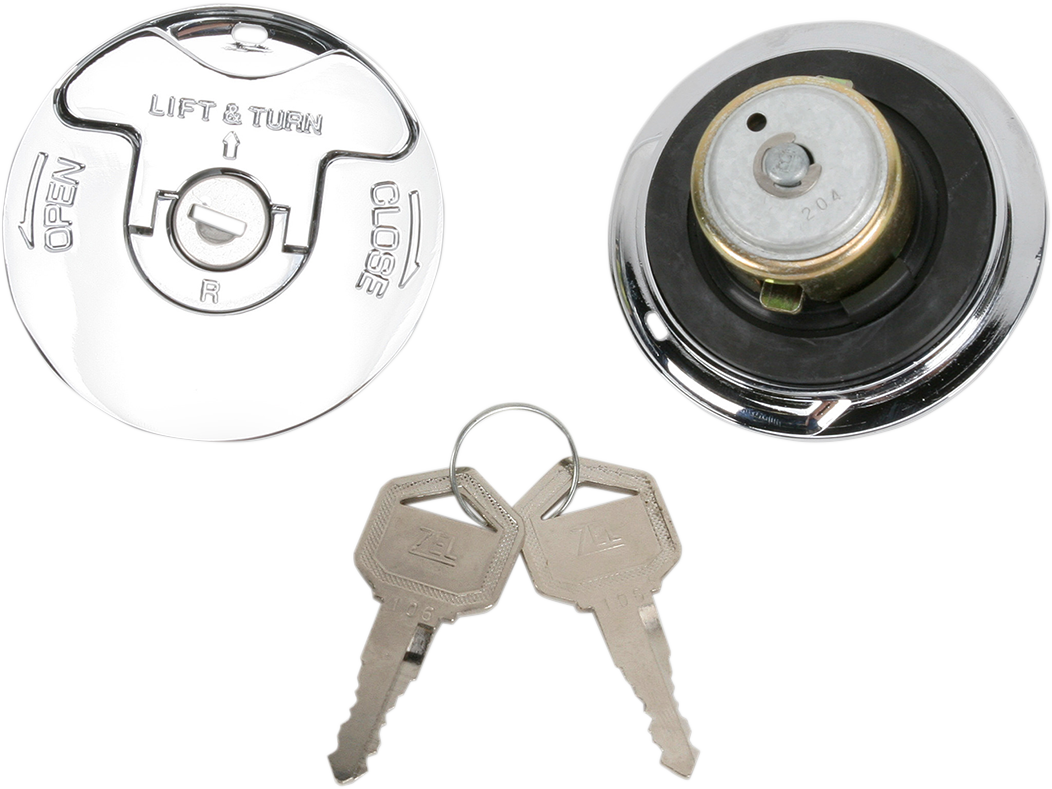 Locking Gas Cap - Vented - Flush-Mount