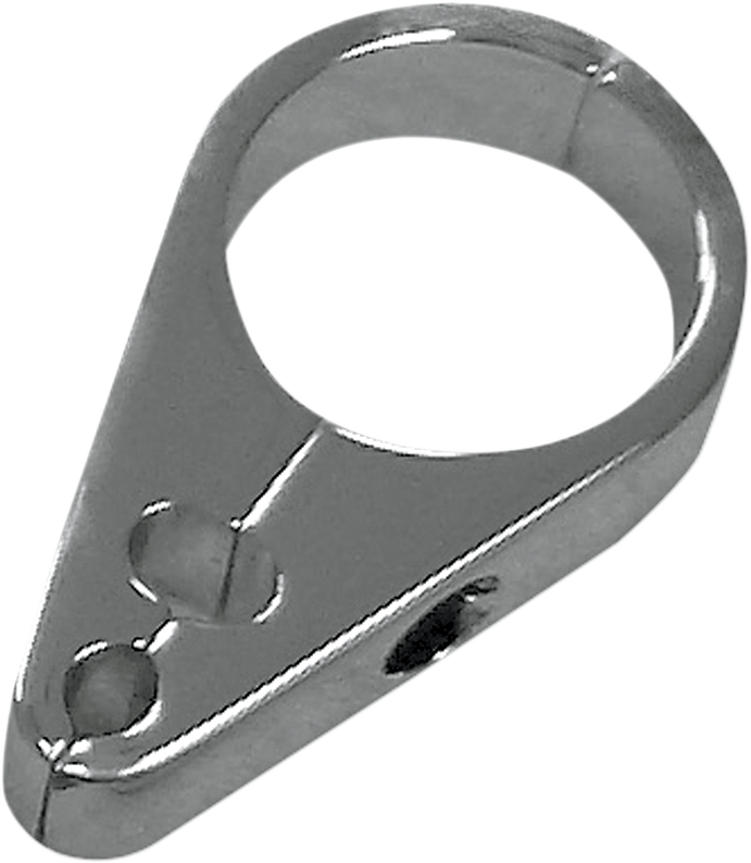 Cable Clamp - Dual Throttle/Idle - 1-1/4" - Chrome