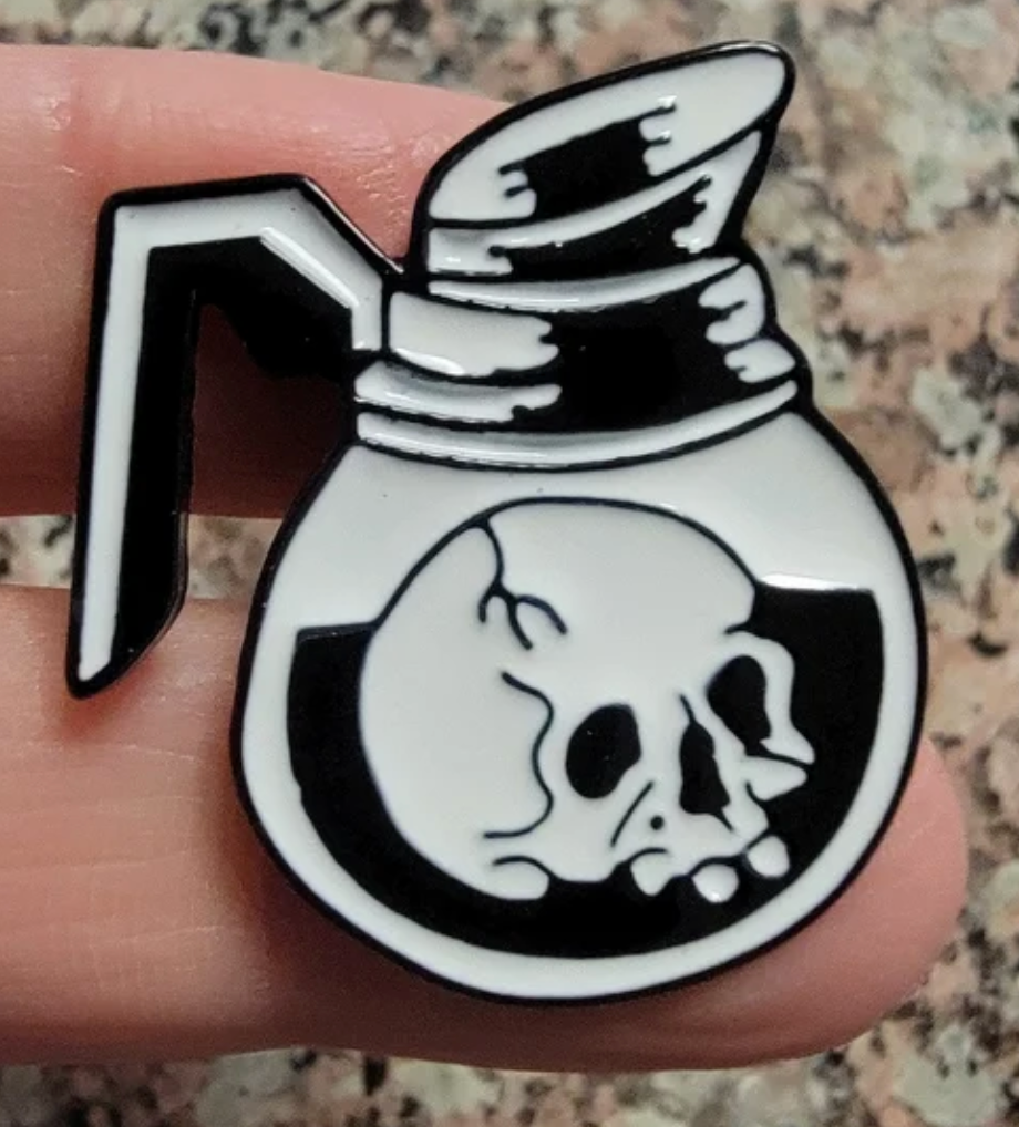 Zero Hour Killer Coffee Pin