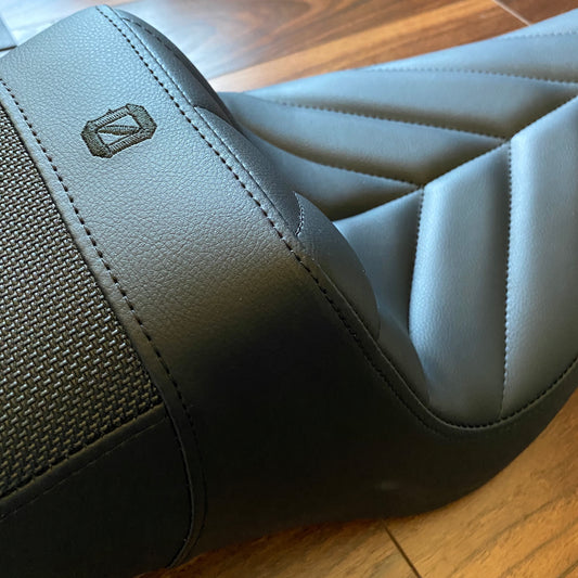 Zero Hour Chevron Step-Up Sportster Seat 2004+