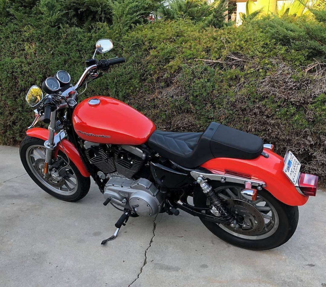 Zero Hour Chevron Step-Up Sportster Seat 2004+