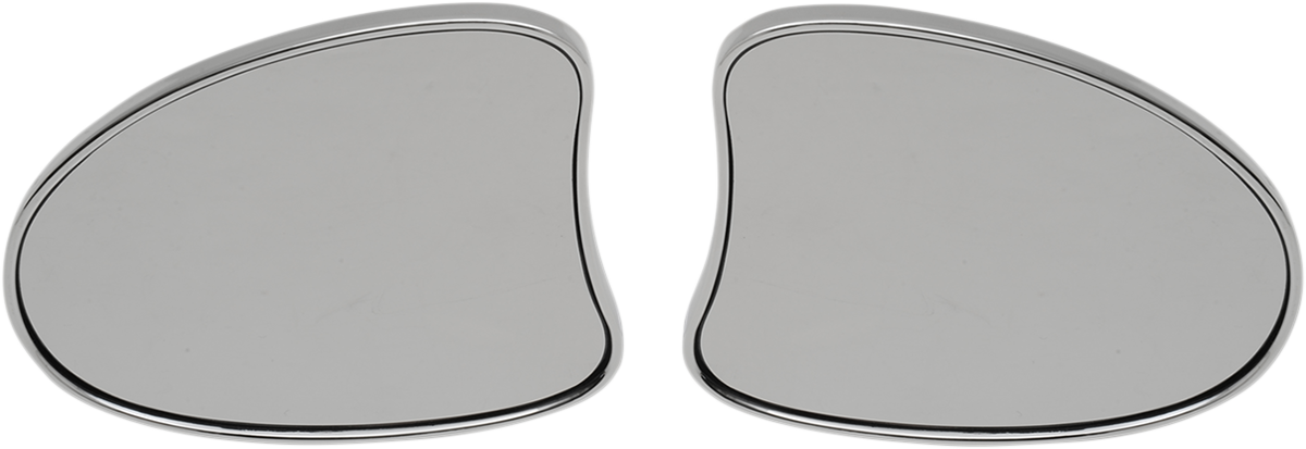 Mirrors - Side View - Deluxe - Teardrop - Chrome