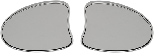 Mirrors - Side View - Deluxe - Teardrop - Chrome
