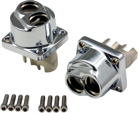 Lifter Blocks - Chrome - Evolution/Big Twin
