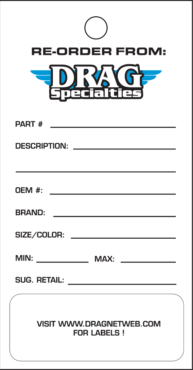 Reorder Tags - Drag Specialties