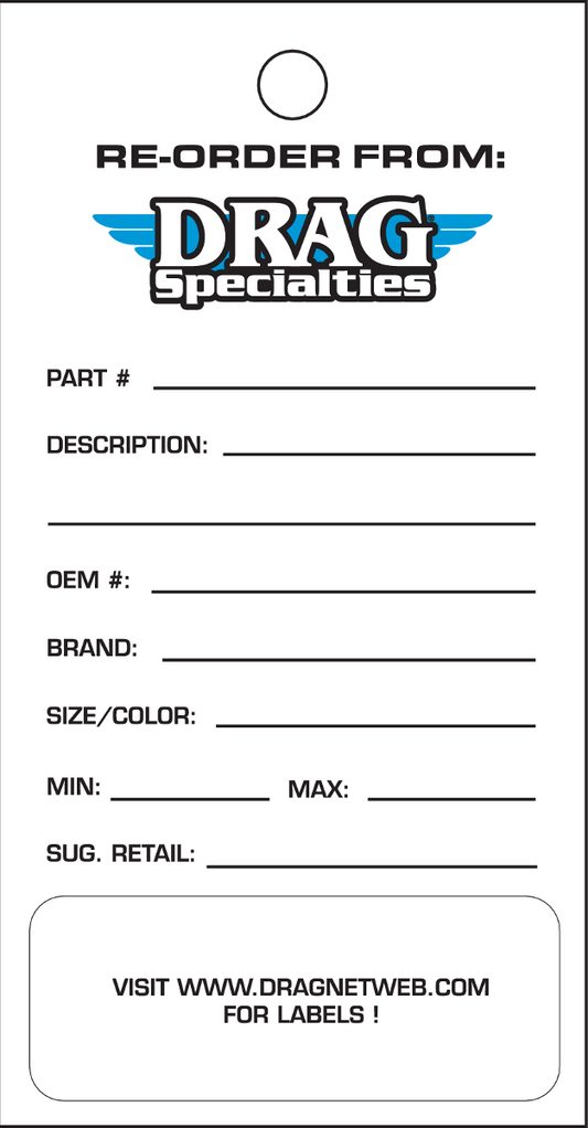 Reorder Tags - Drag Specialties