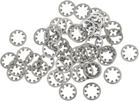 Inside Washer - Star - Chrome - 5/16"