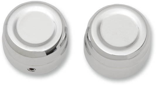 Axle Caps - Front - Black - Pair