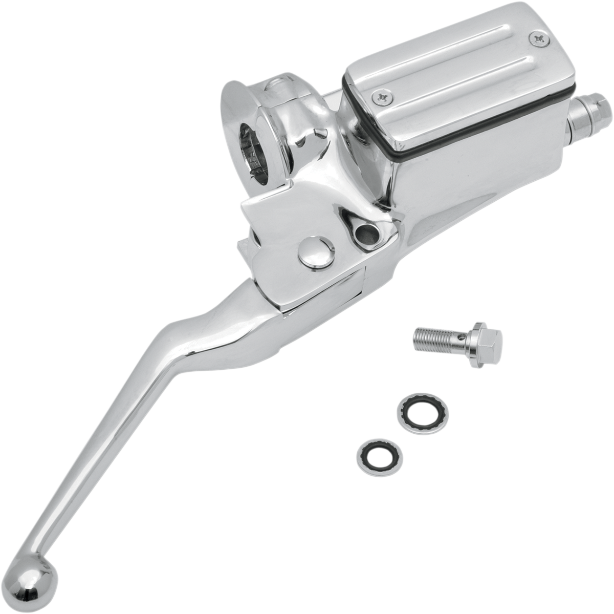 Front Brake Master Cylinder Assembly - 11/16" - Chrome