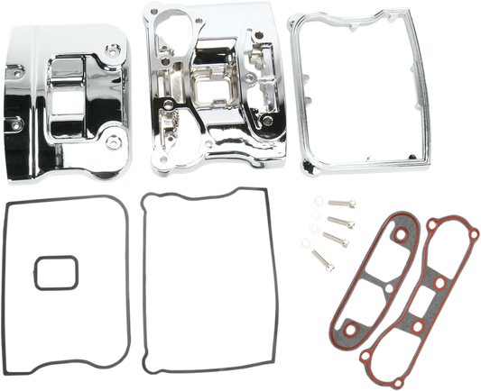 Rocker Box Cover Upper Top - Chrome - '84-'91 EVO Big Twin