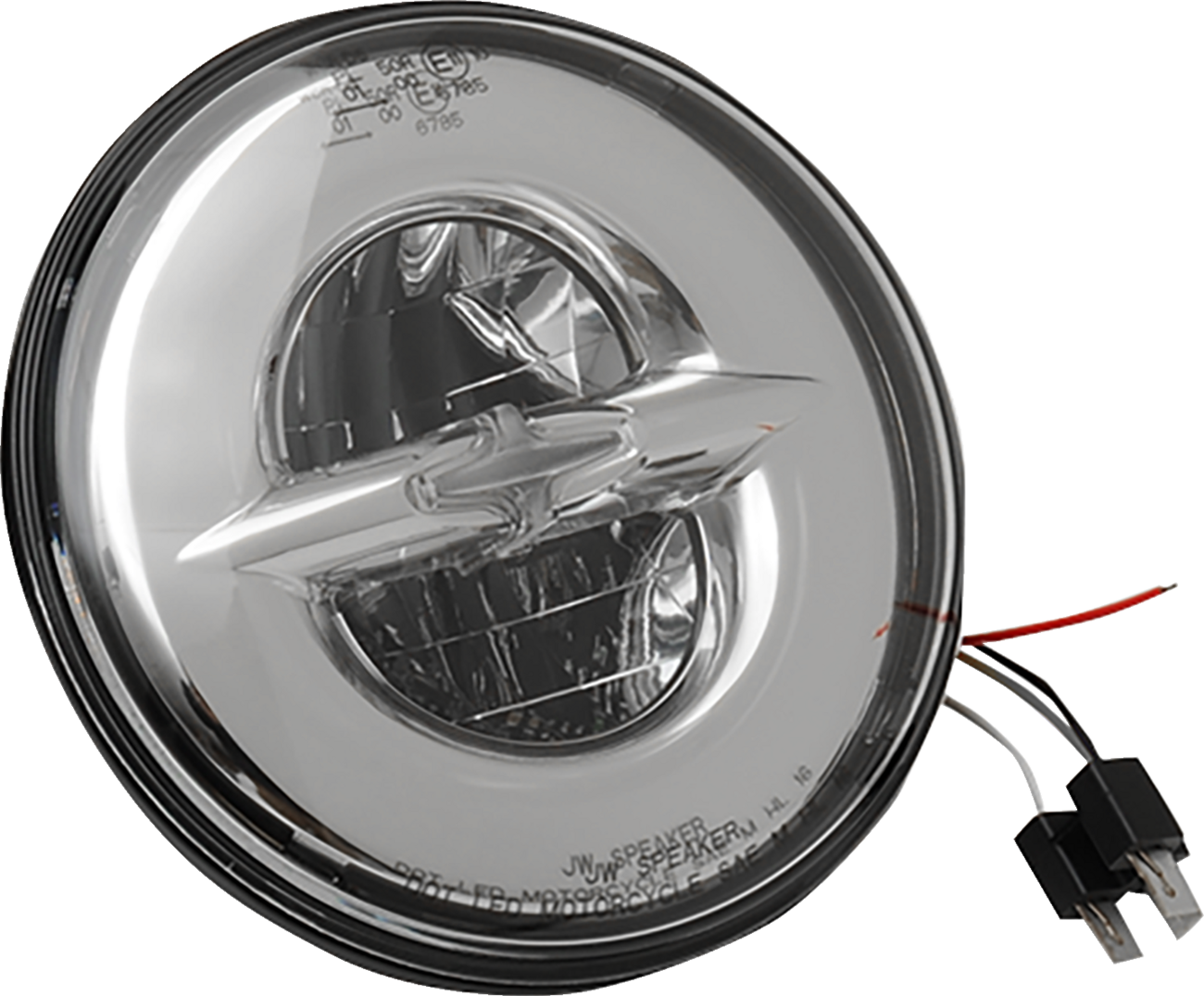 Headlight - Reflector-Style - 7" - Chrome