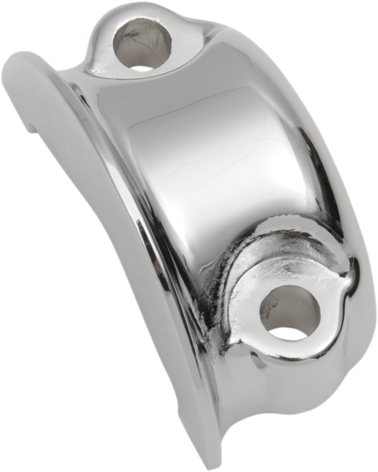 Brake/Clutch Control Clamp Half - Chrome