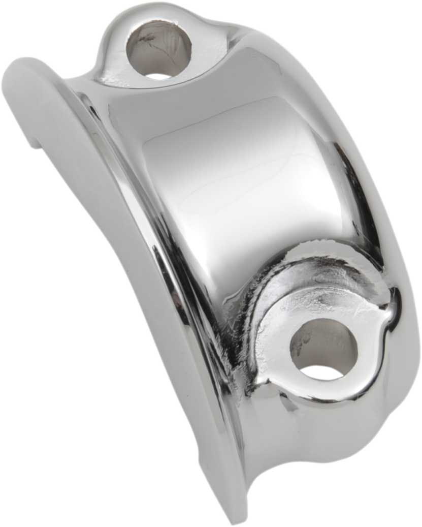 Brake/Clutch Control Clamp Half - Chrome
