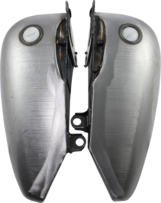 Flat-Side Gas Tank Set - 2" Extended - 5.2 Gallons