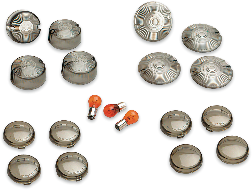 Smoked Flat Lens Kit - '86-'22