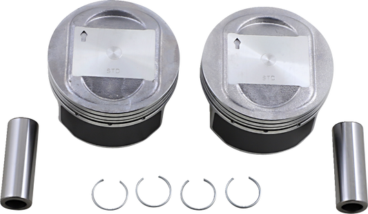 Pistons - Big Bore - 3.875" Bore Standard - 95" Twin Cam