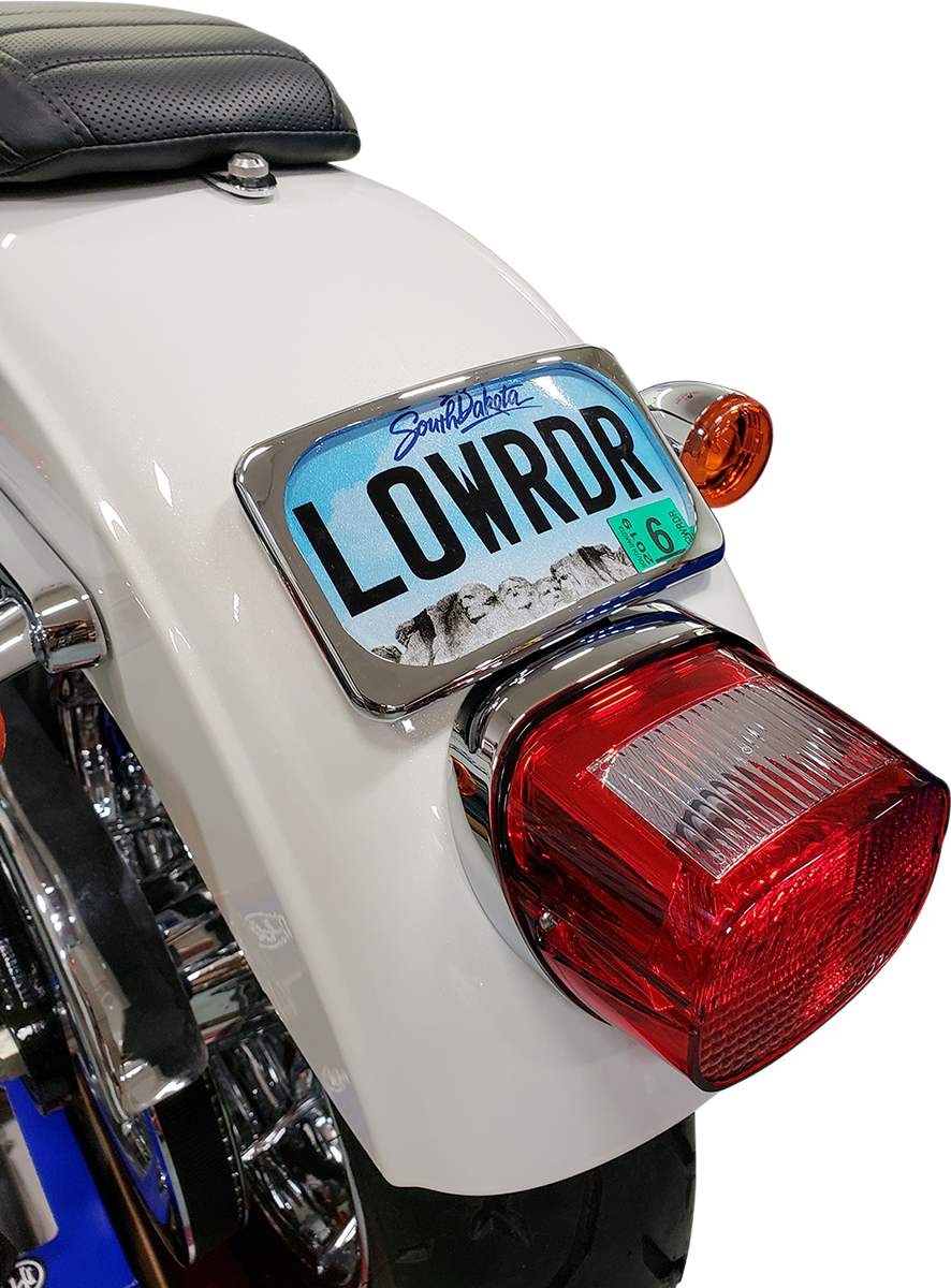 License Plate Mount - Large Radius