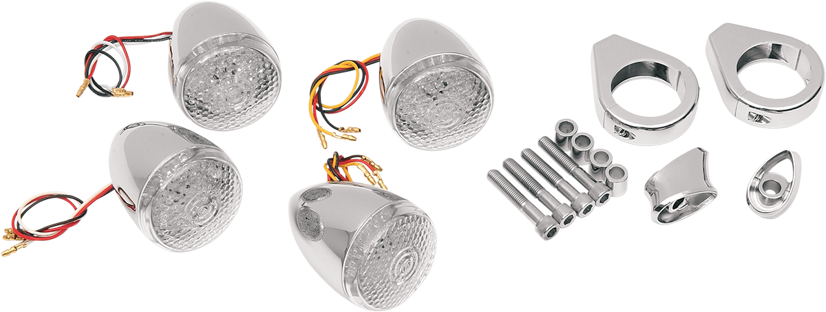 Turn Signal Kit - Clear/Red - Rear