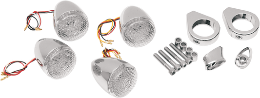 Turn Signal Kit - Clear/Red - Rear