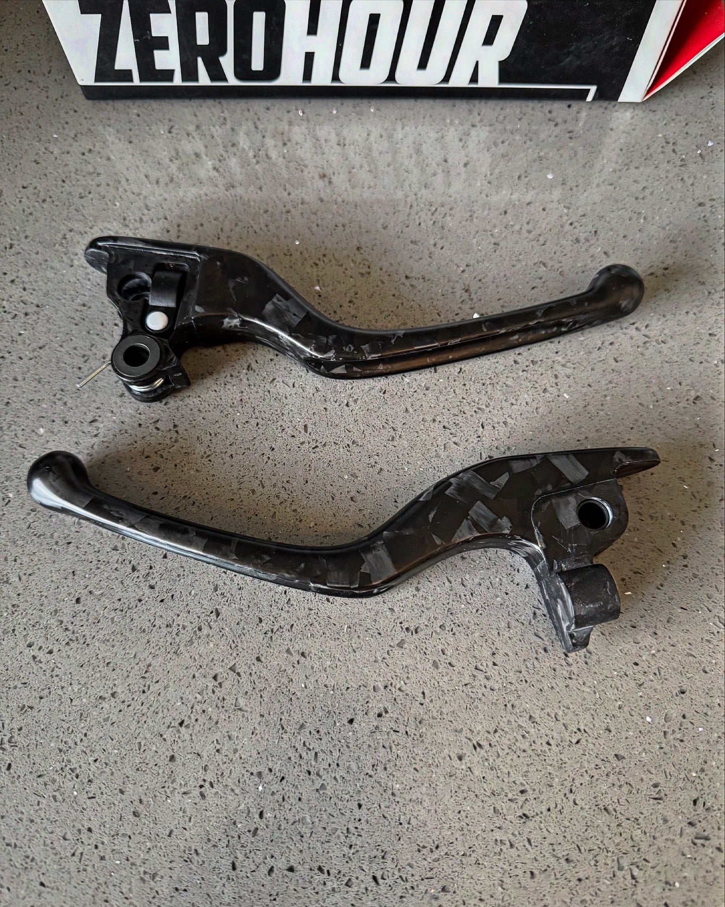 Zero Hour Forged Carbon Fiber Hand Levers