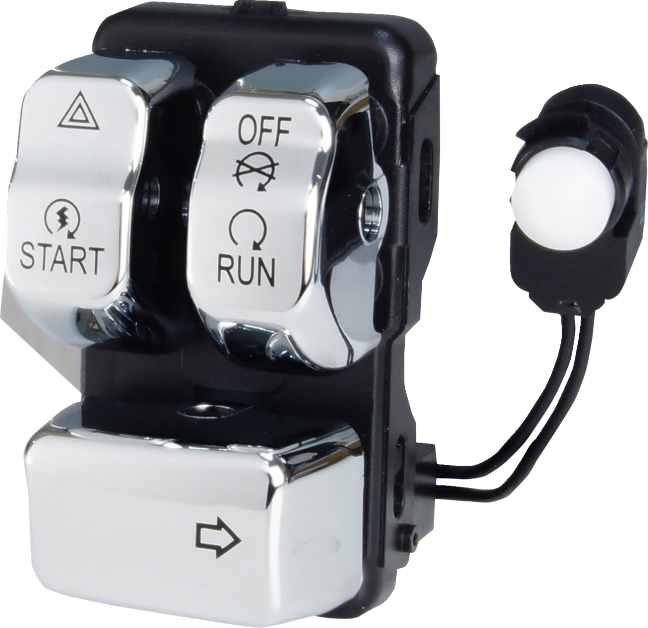 Can Bus Handlebar Control Module - Left - Chrome