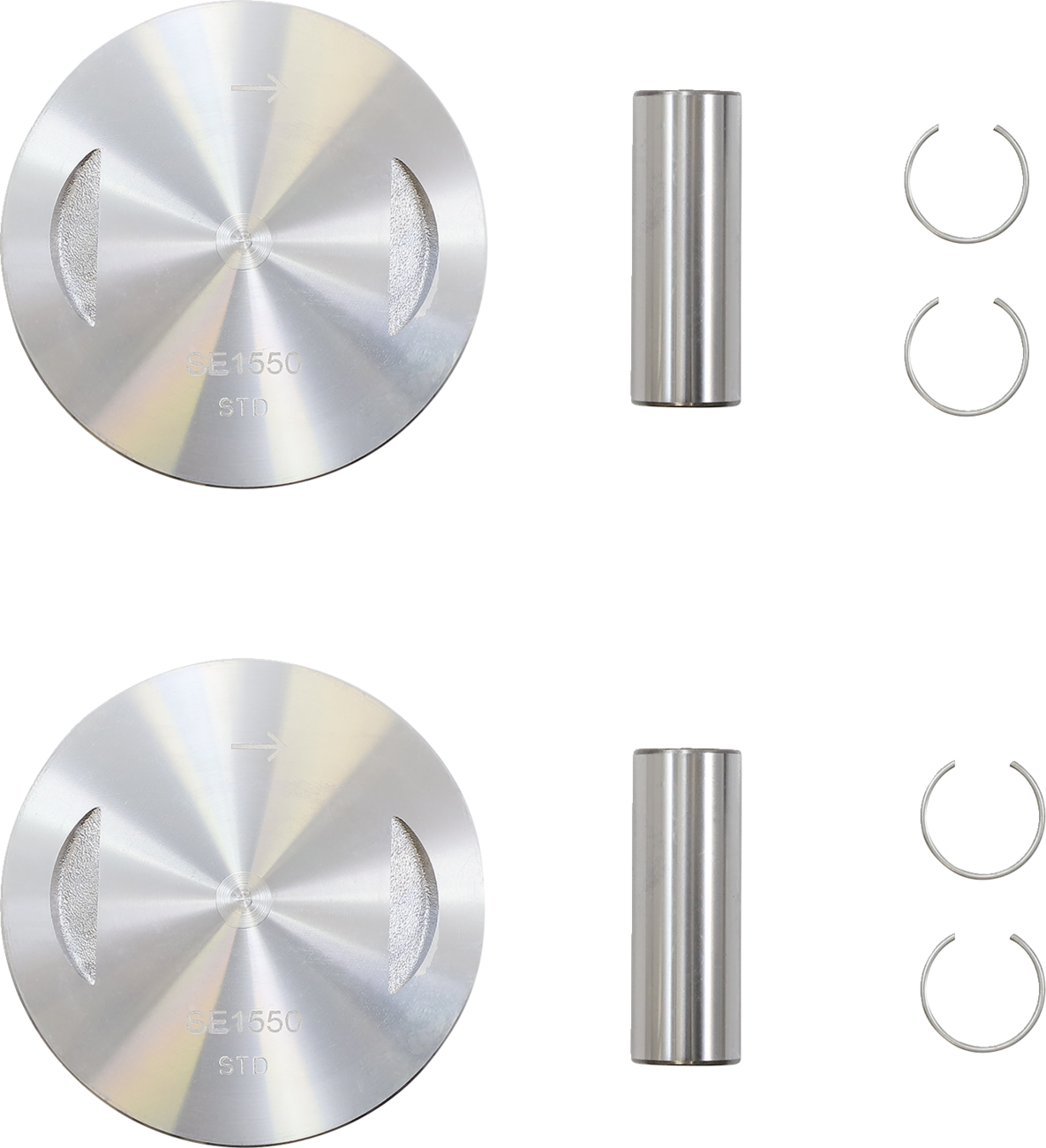 Piston Kit - +.010" - Twin Cam