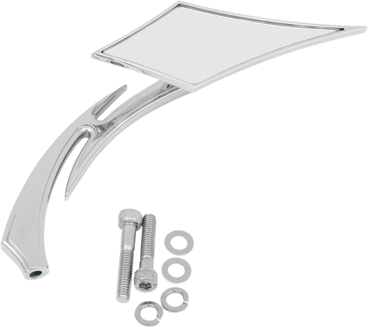 Mirror - Lance - Side View - Diamond - Chrome - Each