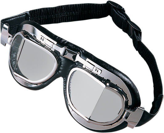 Red Baron Goggle - Stainless Steel - Tinted Lens