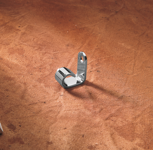 Clutch Cable Support Bracket - '80-'86 - Chrome