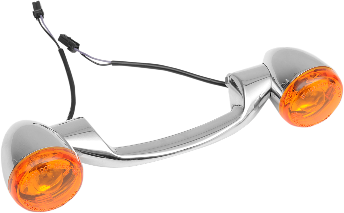 Rear Turn Signal Kit - Harley Davidson - Black