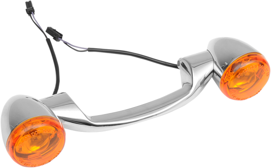 Rear Turn Signal Kit - Harley Davidson - Black