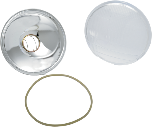 Replacement 6-1/2" Headlight Glass