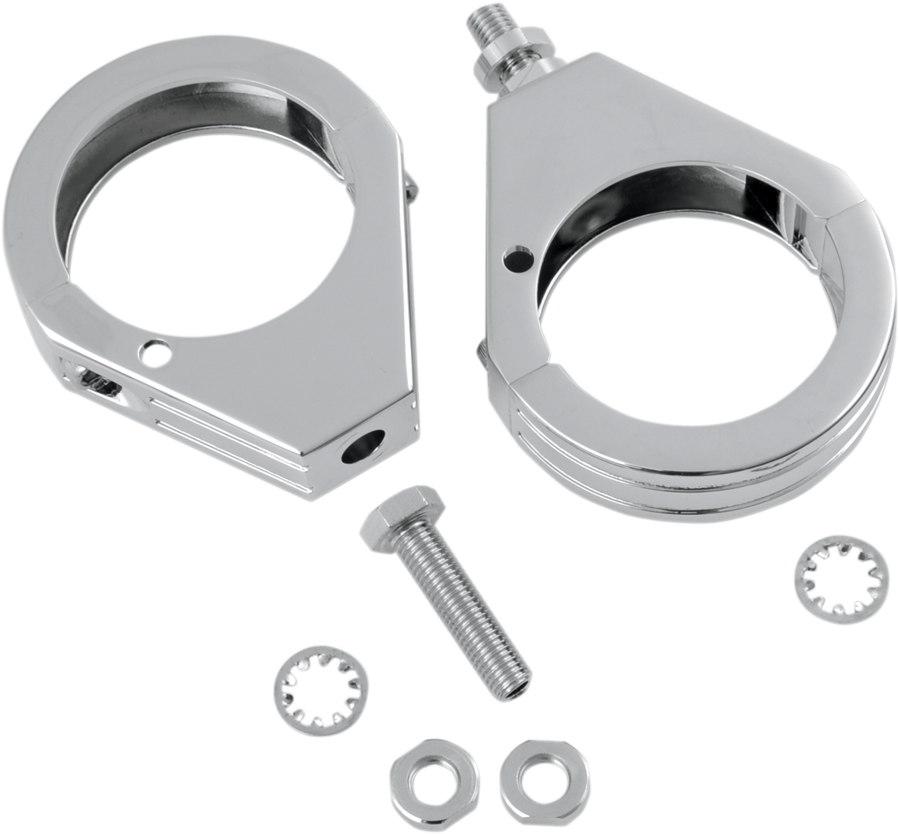 Turn Signal - Clamp - 41mm - Chrome