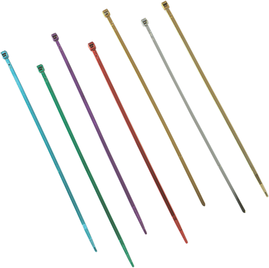 Cable Tie - 11" - Chrome - 10-Pack