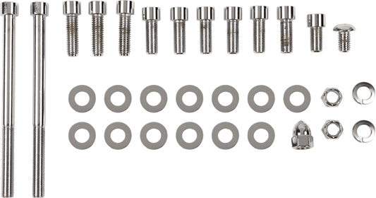 Bolt Set - Motor Mount - Smooth - Dyna/Softail