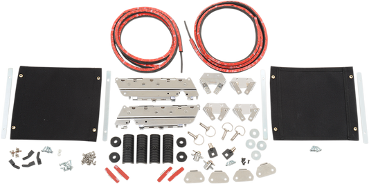Saddlebag Hardware with Tether - FLH/FLT '93-'13